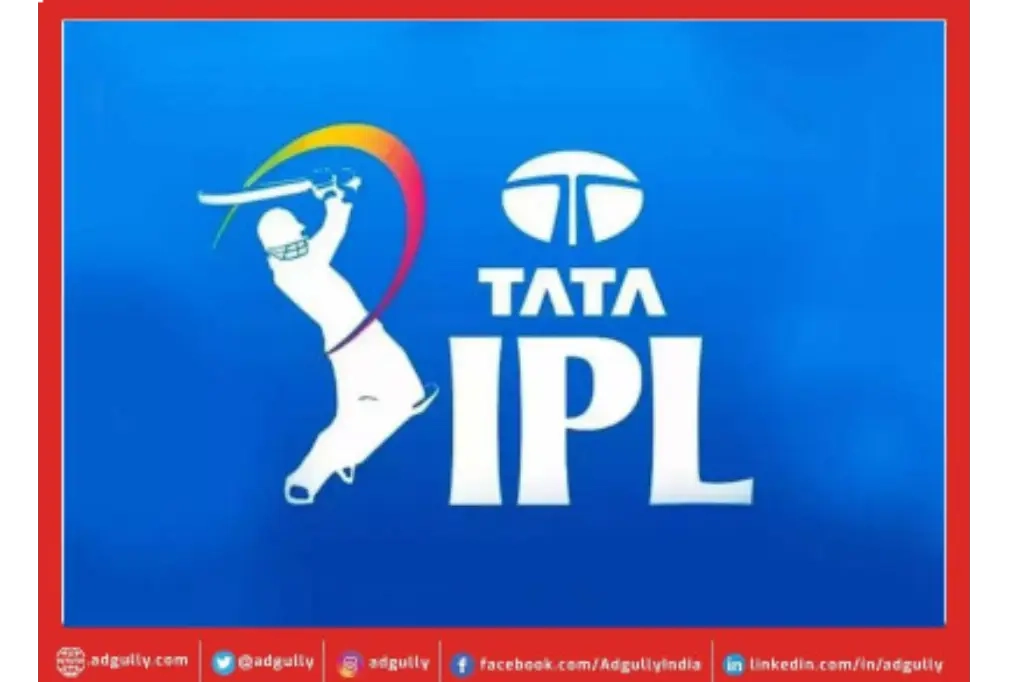 TATA IPL logo stock image